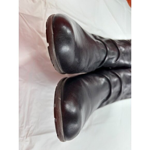 Rockport Cobb Hill Gratasha Black Leather Ankle Boots 9 - Picture 7 of 11